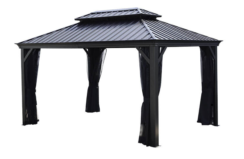 PORT-ROYAL sun shelter WITH MICAS OR CURTAINS
